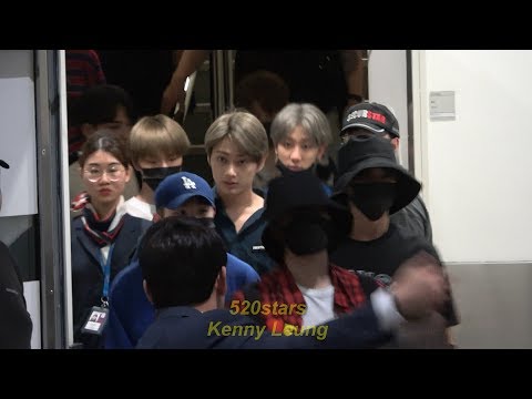 SEVENTEEN(세븐틴) Arrived Hong Kong Airport 20190706 @520stars