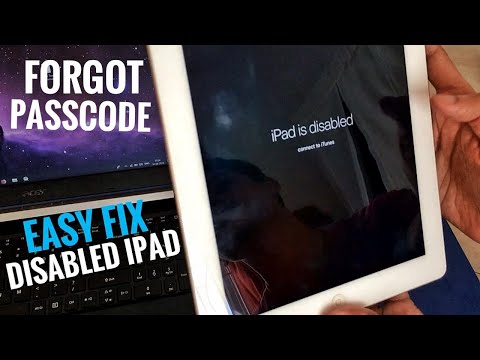 How to Fix Disabled iPad Forgotten Passcode 2020