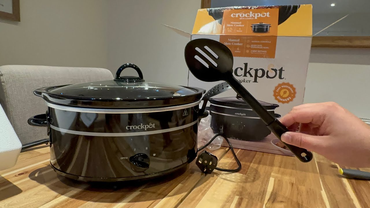 Unboxing Black & Decker 7 Quart Digital Slow Cooker Crock Pot