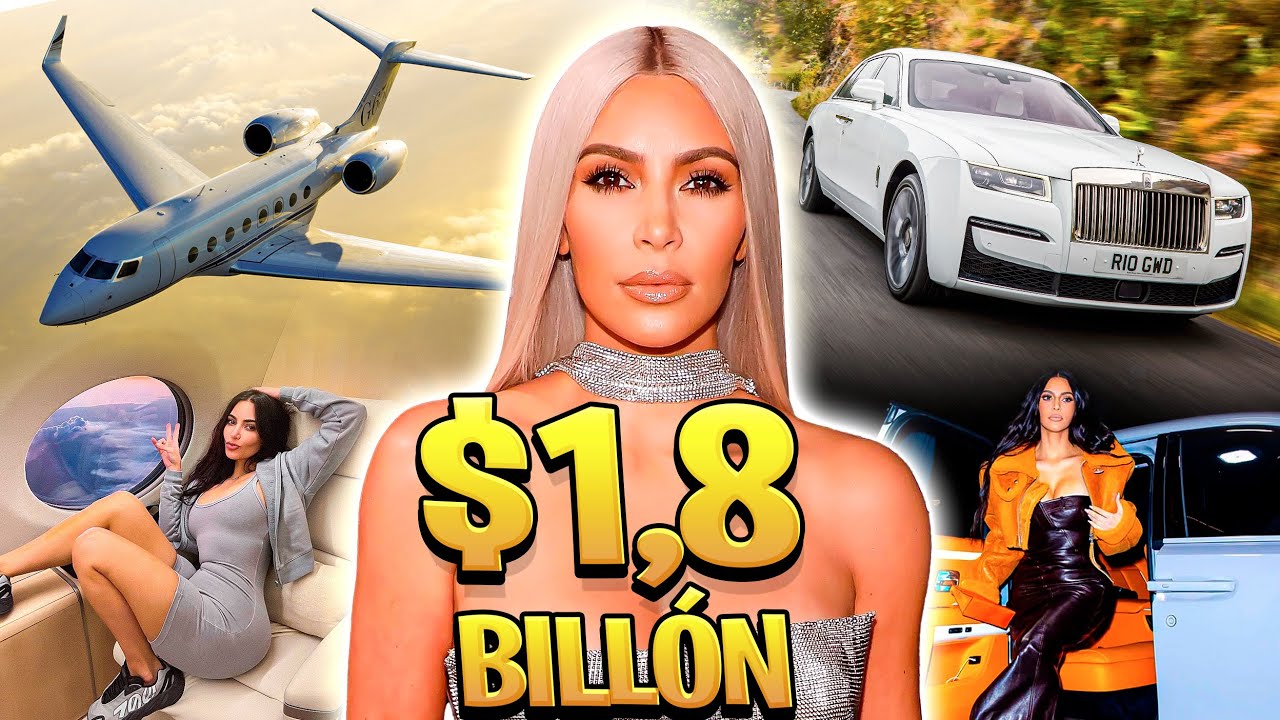 Así es la vida lujosa de Kim Kardashian | Coches, Mansiones, Yates, Relojes, Fortuna...