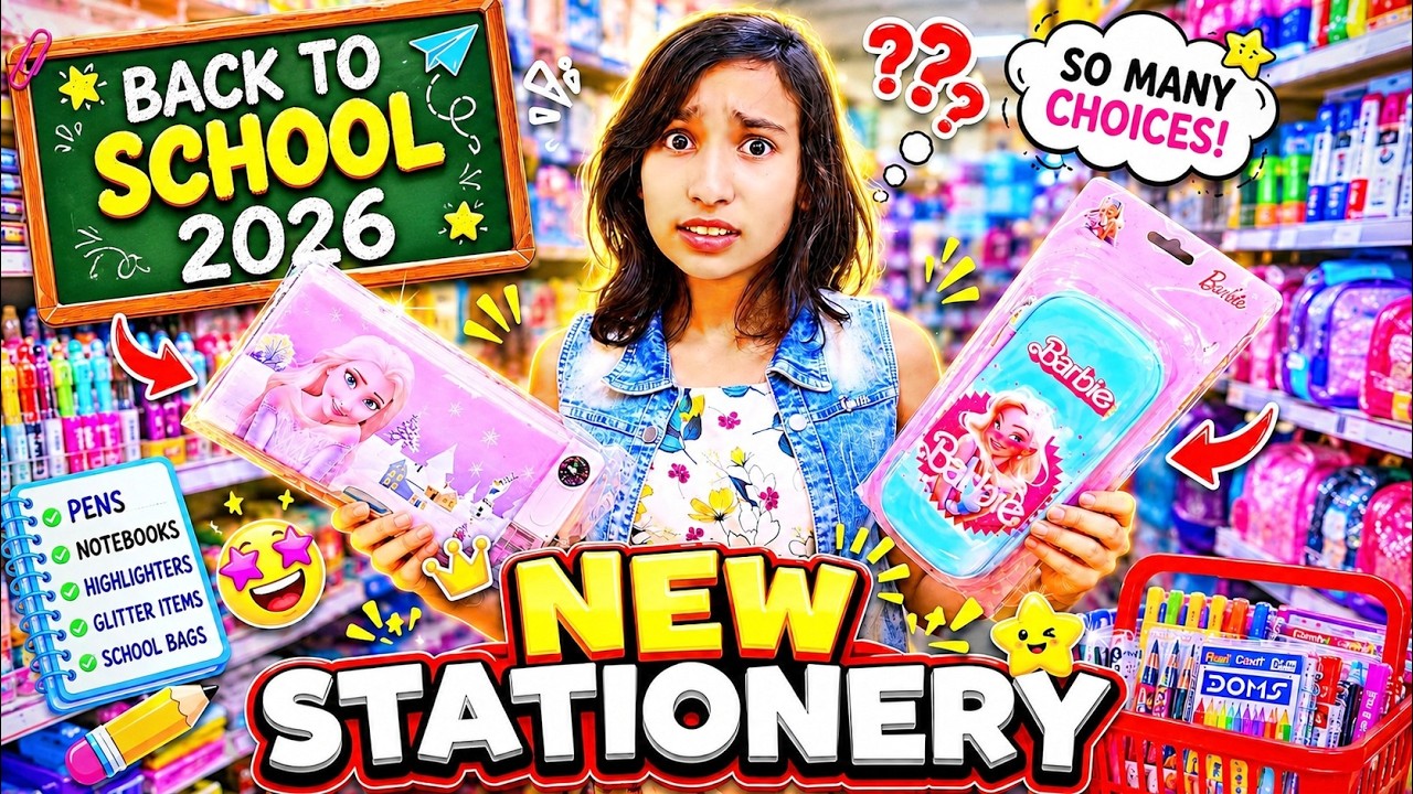 Back To School Stationery Shopping 2026 โ๏ธ๐ | So Much Confusion OMG ๐ฑ