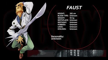 Guilty Gear XX - Faust (Profile)