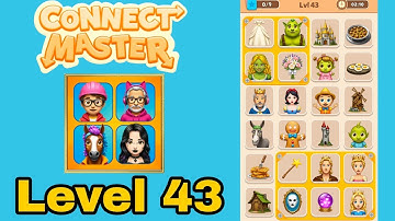 Connect master match puzzle level 43 solution walkthrough 