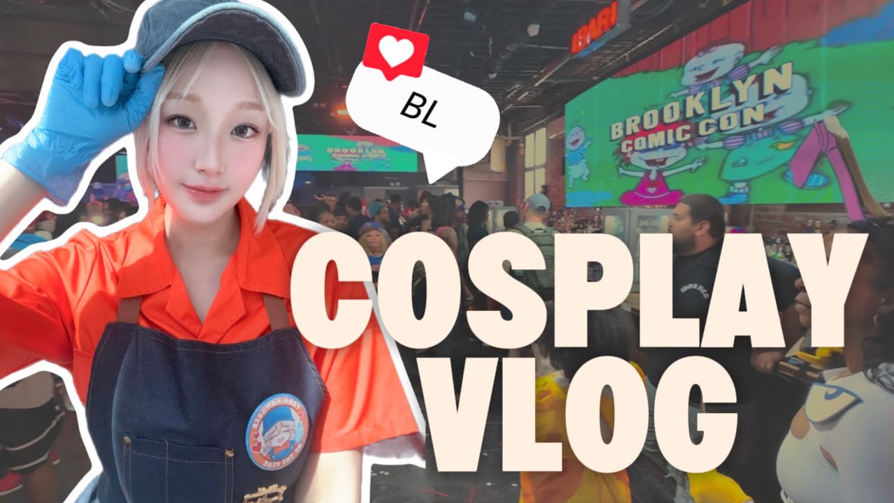 Everyone Kept Recognizing My Farmer BL Cosplay?! 🌾 || Brooklyn Comic Con Vlog