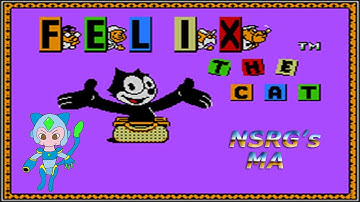 01-Title Screen & Get Ready (Felix The Cat)(NES)