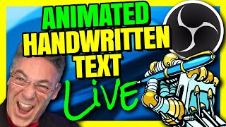 Animated Handwriting Generator - How To Make It Work With OBS Studio