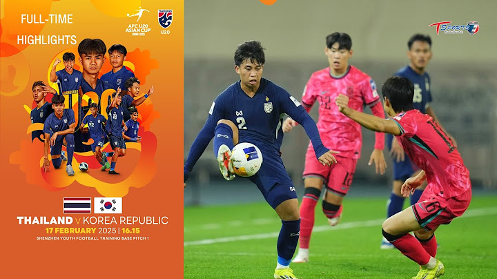 FULL-TIME ไทย VS เกาหลีใต้ | HIGHLIGHTS | ฟุตบอลชิงแชมป์เอเชีย U20 | 17 ก.พ. 68 | T Sports 7