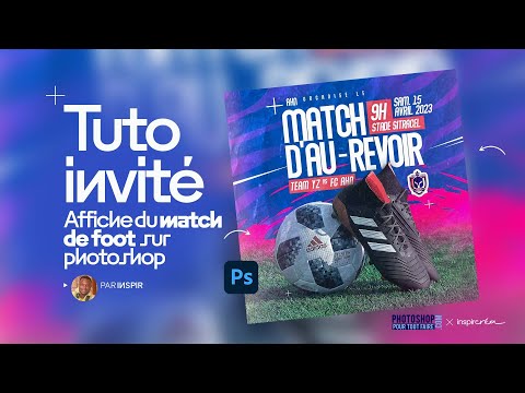 Tutoriel Photoshop - Affiche de foot 