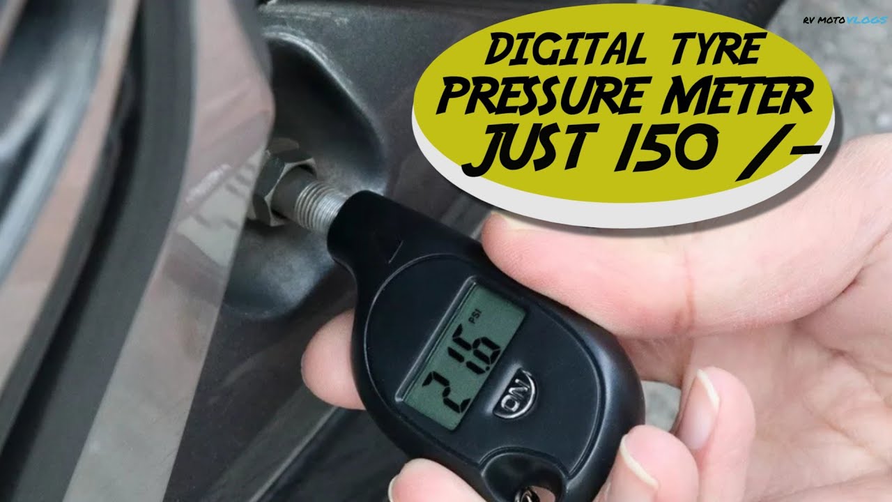 Digital Tyre Pressure meter Easy Use cheap price YouTube