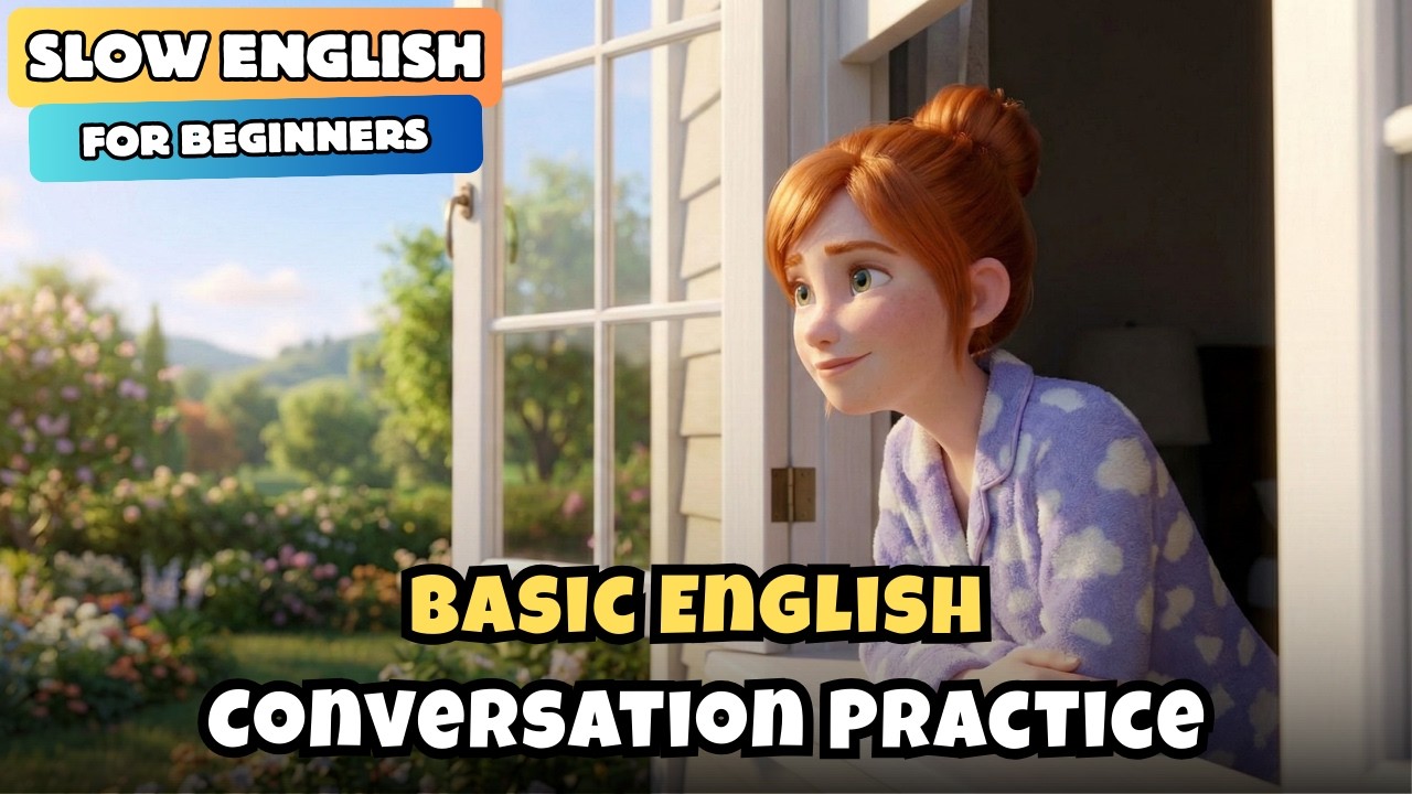 Wake Up FAST Without Coffee! ⚡️ Easy English Conversation Practice