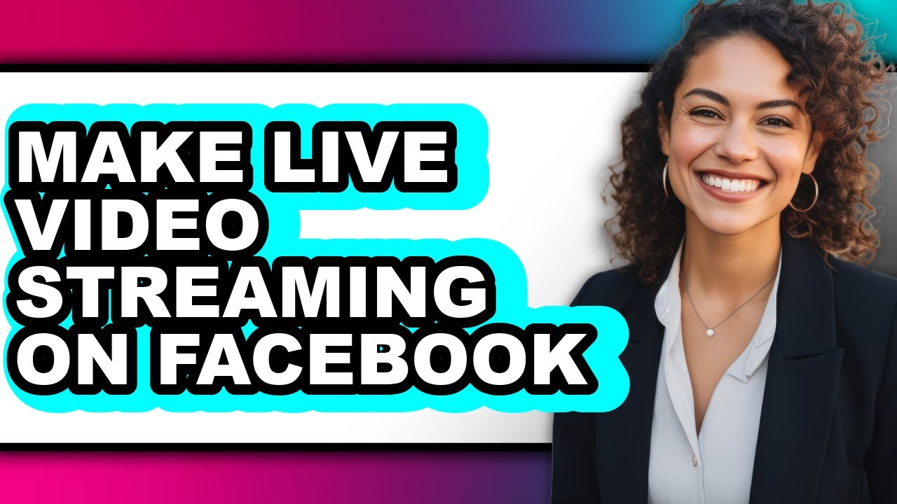 How to Make Live Video Streaming on Facebook - Step by Step - YouTube