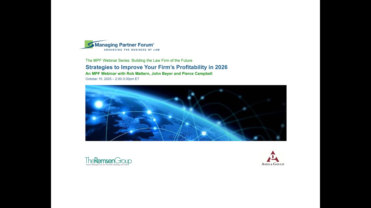 The MPF Webinar Series: 