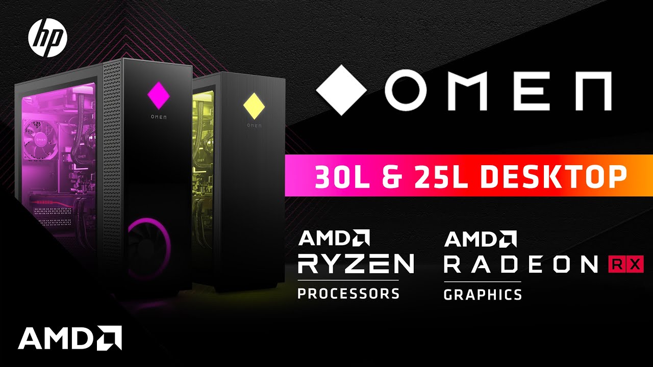 HP Omen Gaming Desktop – Now Available with AMD Ryzen™ and Radeon ™