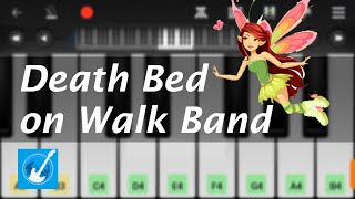 Death Bed | Powfu | Coffee for your head | beabadoobee |  Perfect Piano | Walk Band | Mobile App screenshot 2