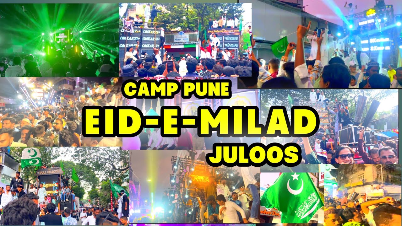 Eid-e-milad juloos camp Pune 2024 || full vlog || Kaif mahedvi vlogs
