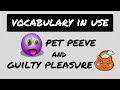 PET PEEVES & GUILTY PLEASURES  | Learn English | Vocabulary in Use