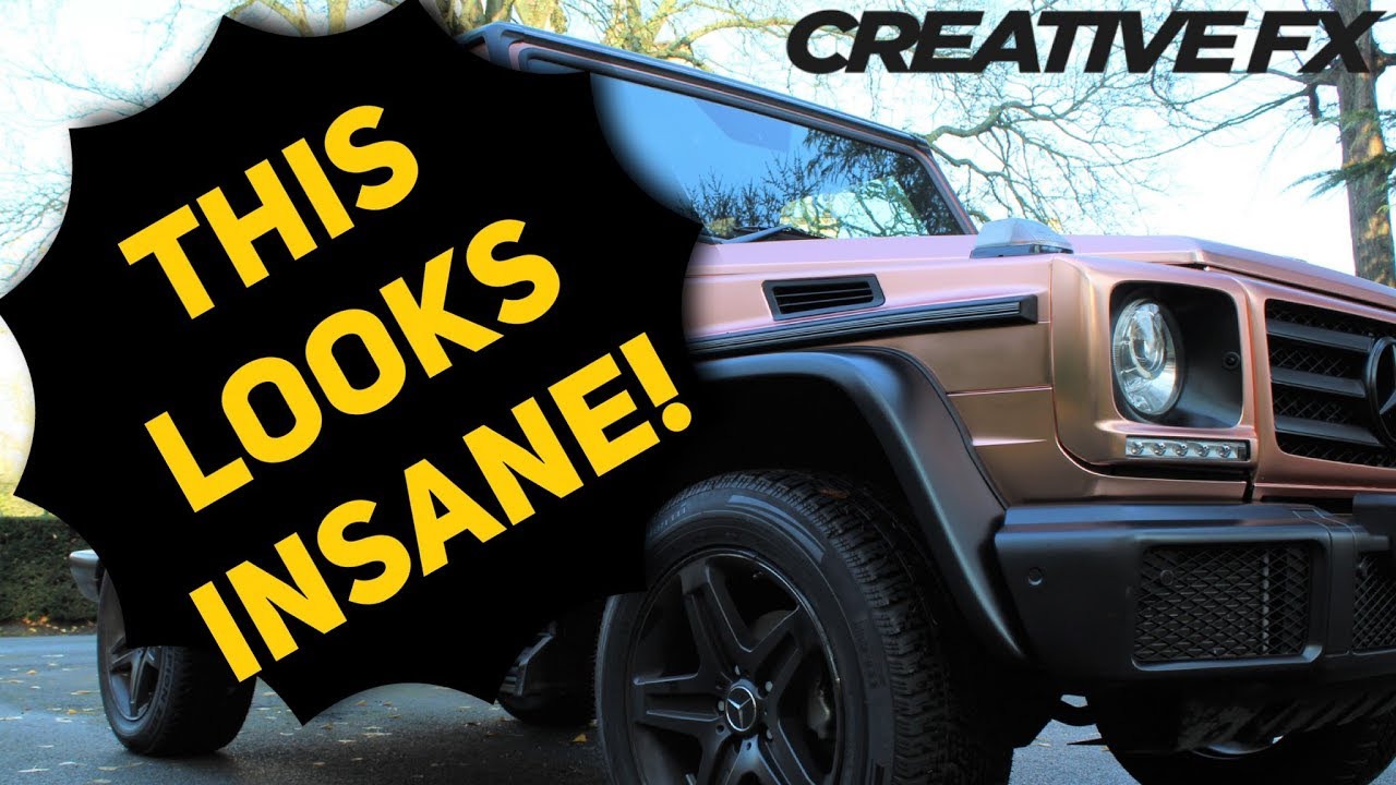 How To Vinyl Wrap A G-Wagon | Creative FX