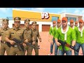 Police Gang VS Green Gang Fight 💥 in Indian Theft Aura Simulator 🔥😱