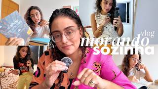 VLOGÃO morando sozinha: conversas profundas, um pouco de choro, voltei pra academia e looks