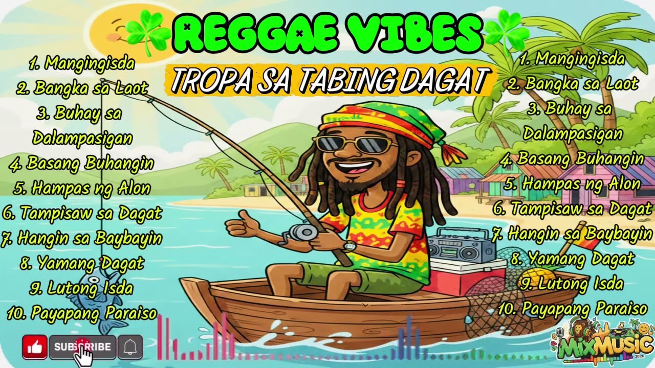 TROPA SA TABING DAGAT☘️REGGAE VIBES☘️New Chill Relaxing Roots Reggae Rap Music-Buhay sa Tabing Dagat