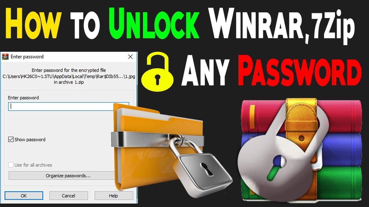 how to open avi files without password