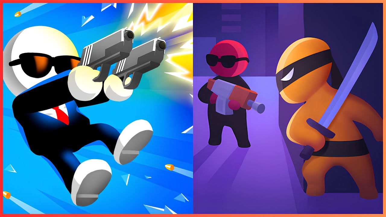 Stealth Master VS Johnny Trigger - All Levels SpeedRun Gameplay Ep1