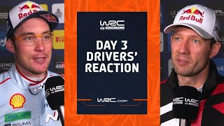 Day 3 Drivers' Reaction | WRC Rallye Monte-Carlo 2024