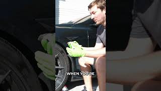 How to Properly Use Tire Solvent Safely #shorts