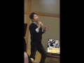 村田秀幸です沢田研二さんの勝手にしやがれ カラオケにて 2017.1.29 式部温泉 湯楽里 自衛隊の家族会にて