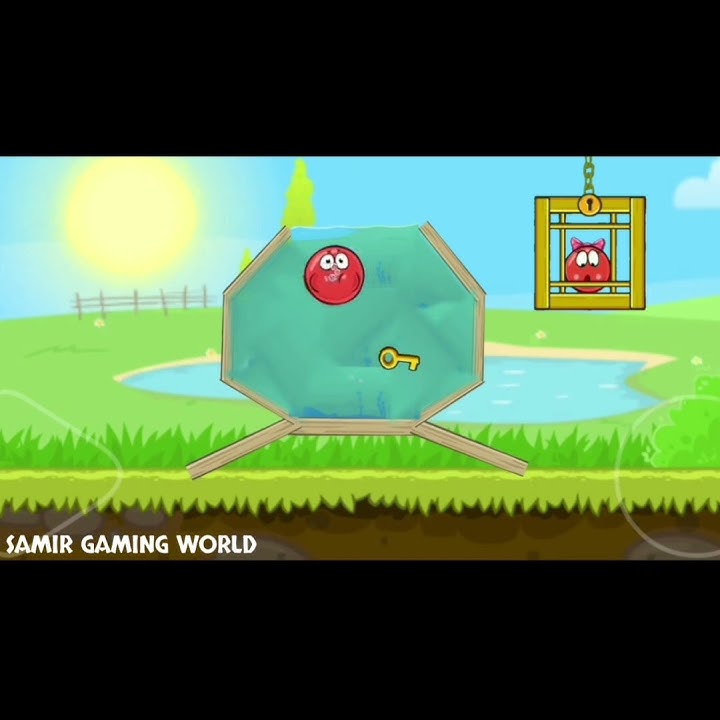 Red Ball 4 Animation Red Ball free Girlfriend ball key in water tank