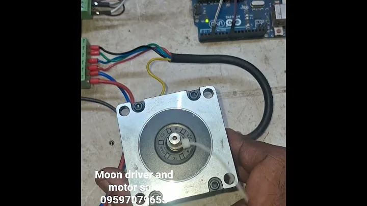 #Moons stepper motor #with arduino simple on/off control