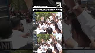 Congress workers protest over NEET UG leak, halted by Police water cannons near BJP HQ in Jaipur