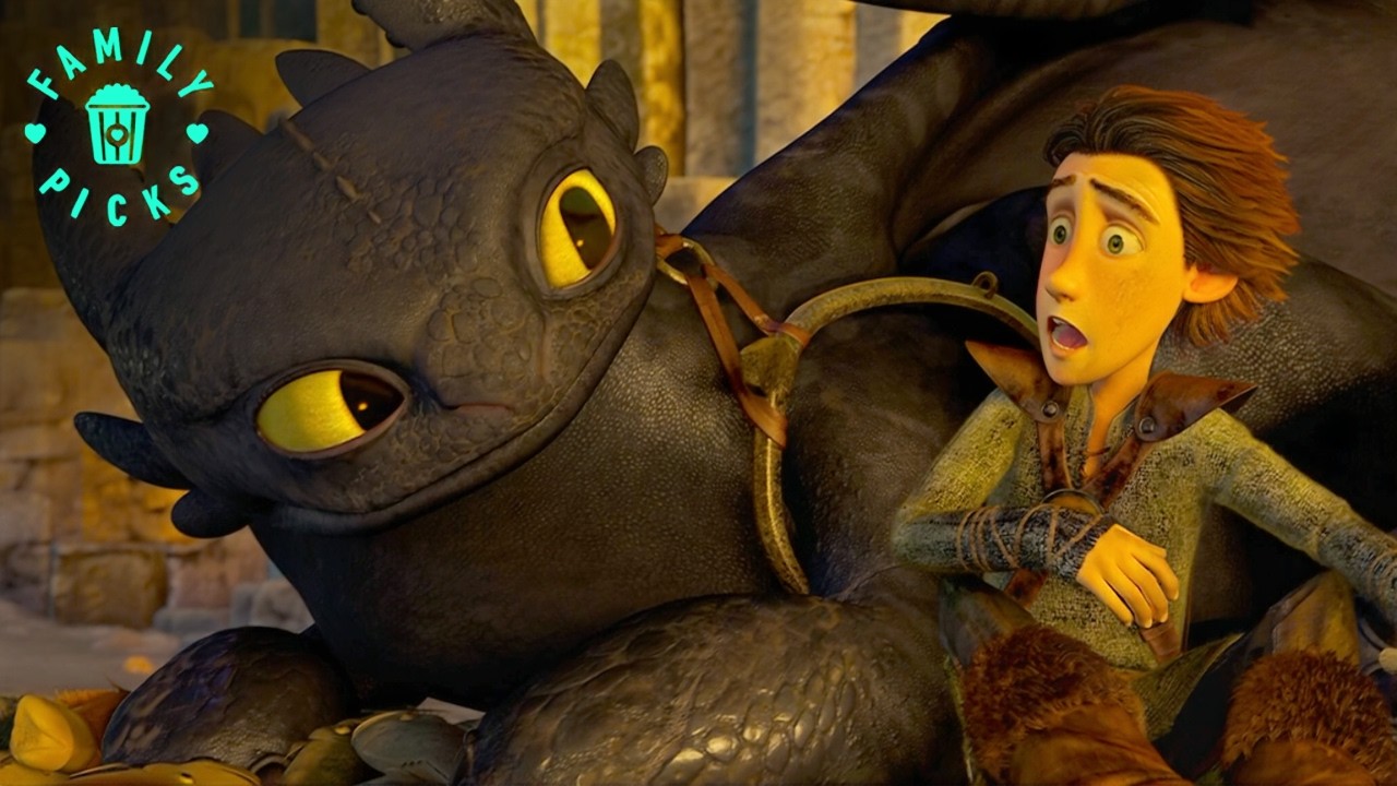 Hiccup Learns to Fly with Toothless | How to Train Your Dragon