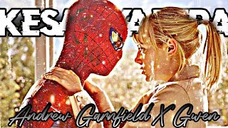 Kesariya Tera Ft.Andrew Garnfield X Gwen 🥺 / Andrew Garnfield X Gwen 😍 / #edit #andrewgarfield #gwen screenshot 1