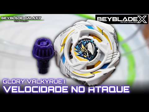 GLORY VALKYRIE sets the arena on fire! [Beyblade X]