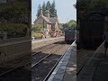 Steam train pulls into Arley SVR aug 2025 #severnvalleyrailway