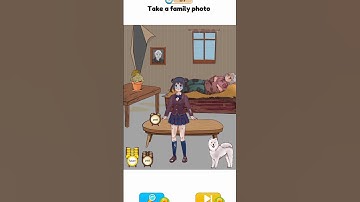 Annoying puzzle game level 26 take a family photo #gamewalkthrough #puzzlefeed #puzzling #puzzlegame
