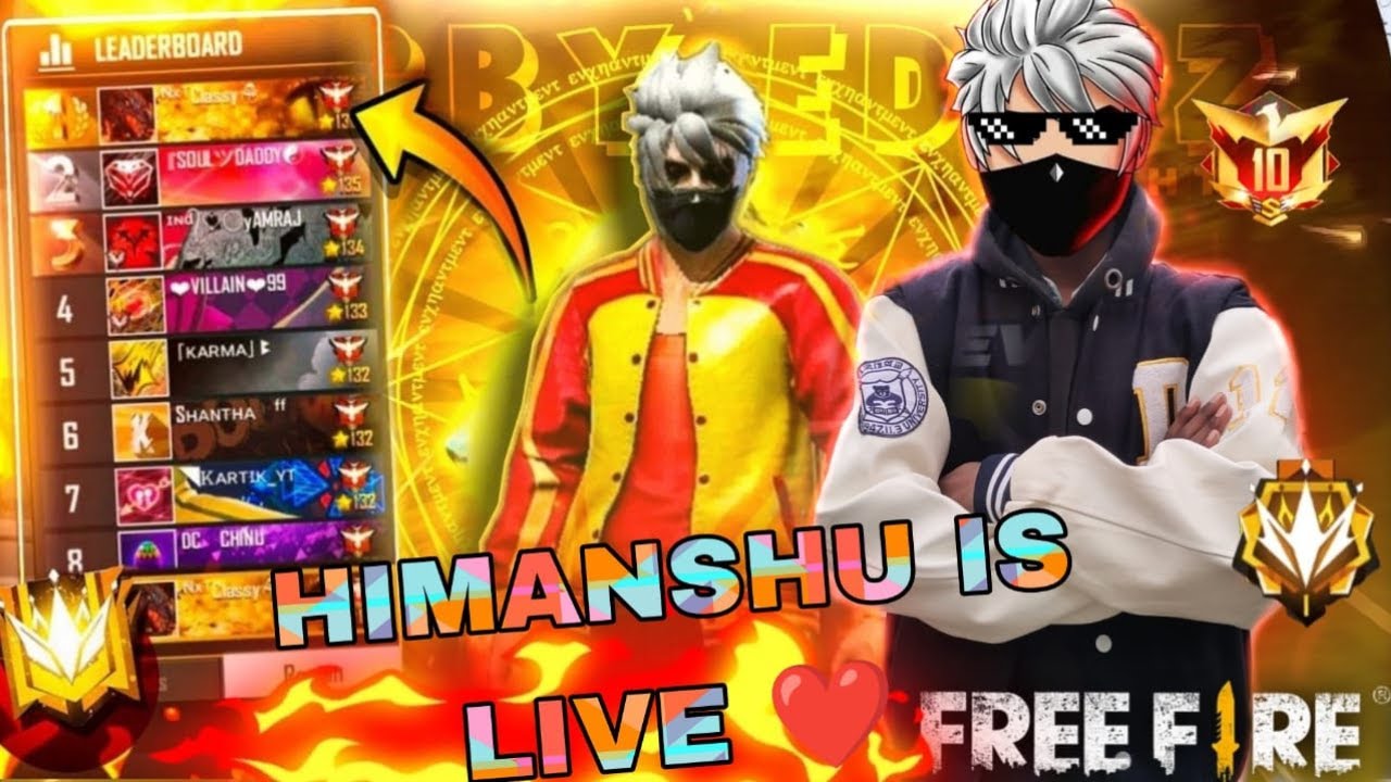 HIMANSHU IS LIVE❤️new csr push to grandmaster and matchmaking with big youtubers😮