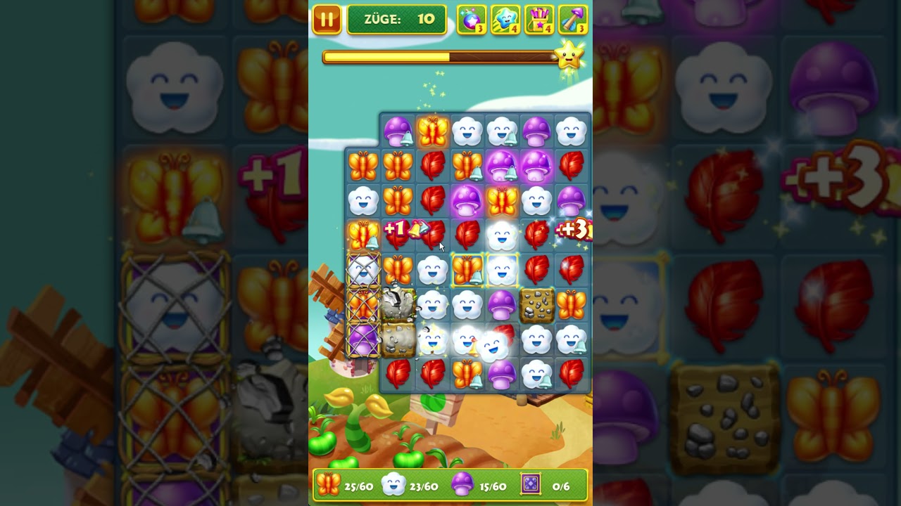 Charm King Level 342   no Boosters Gameplay 