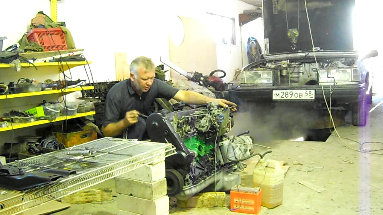 Запуск двигателя от вольво 940