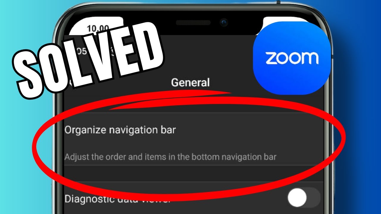 How to customize the navigation bar on Zoom - YouTube