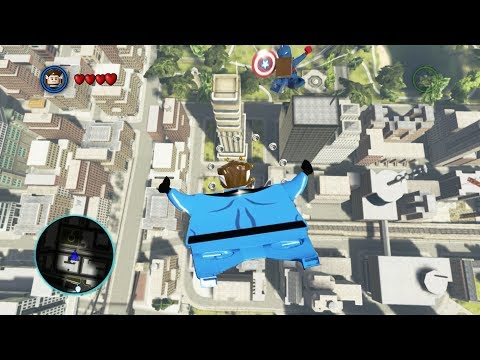 LEGO Marvel Super Heroes Skydiving To Baxter Building 4k Ultra HD 2160p 