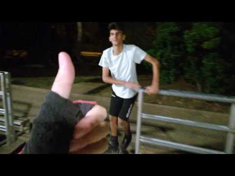 Allenamento in pista - Record salto "a secco" Stefano 115cm!!