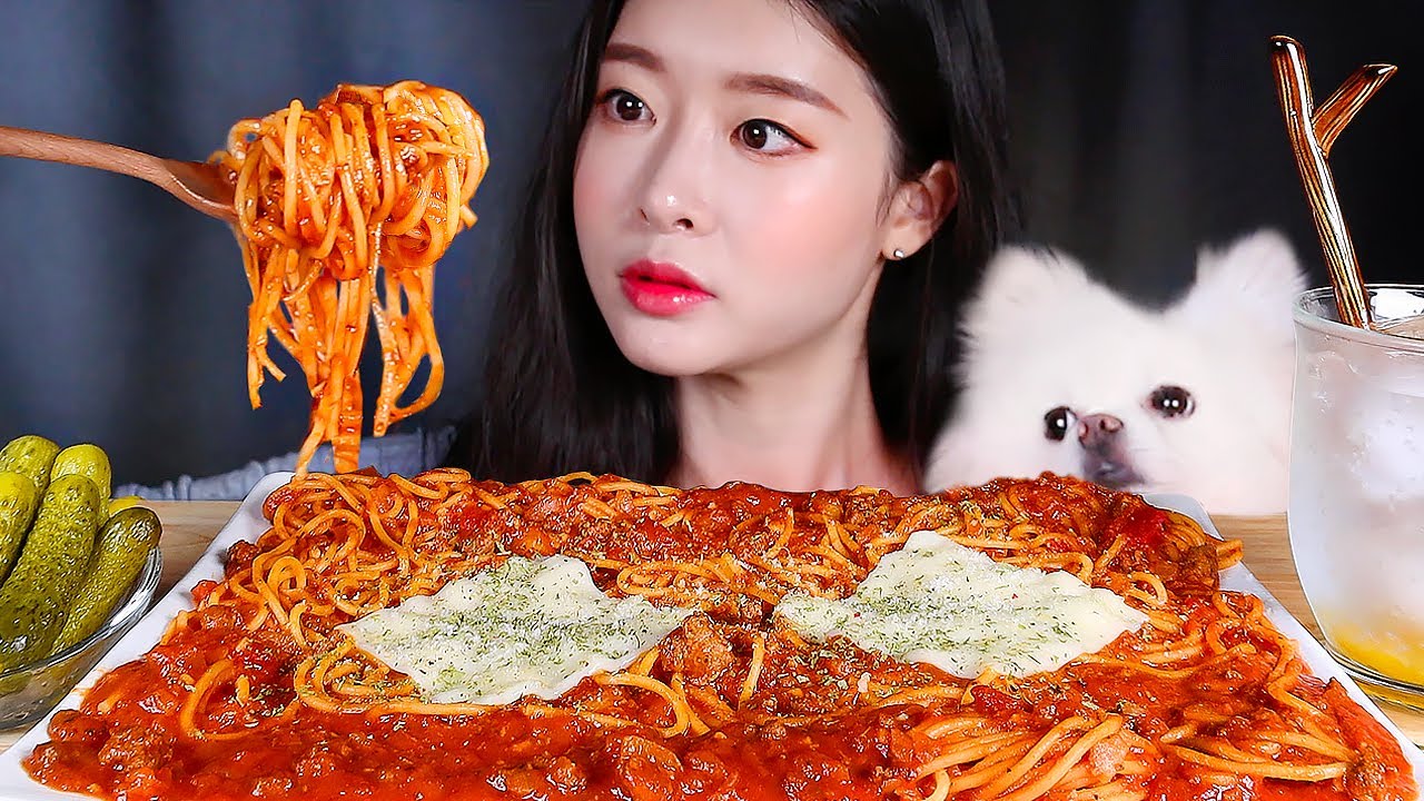 ASMR * Приготовление пасты с сырным мясом и помидорами 🍅 Исключительный аромат сыра и мяса 💛 MUKBANG