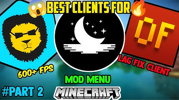 Best Clients for Minecraft pe 😍 | Best Clients for MCPE 1.19 😱| Minecraft lagfix Clients 🔥| #part2
