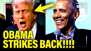 Obama BREAKS HIS SILENCE to BLAST Trump SCAM