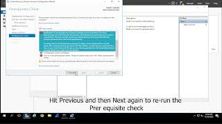 Verification of prerequites for domain controller promotion failed - Windows AD Domain Services