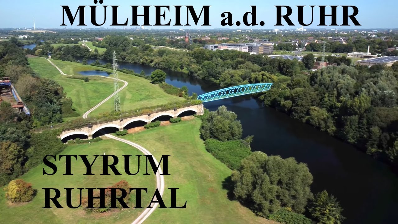 Das Ruhrgebiet von oben: Mülheim an der Ruhr Styrum Ruhraue (Ruhrtal)