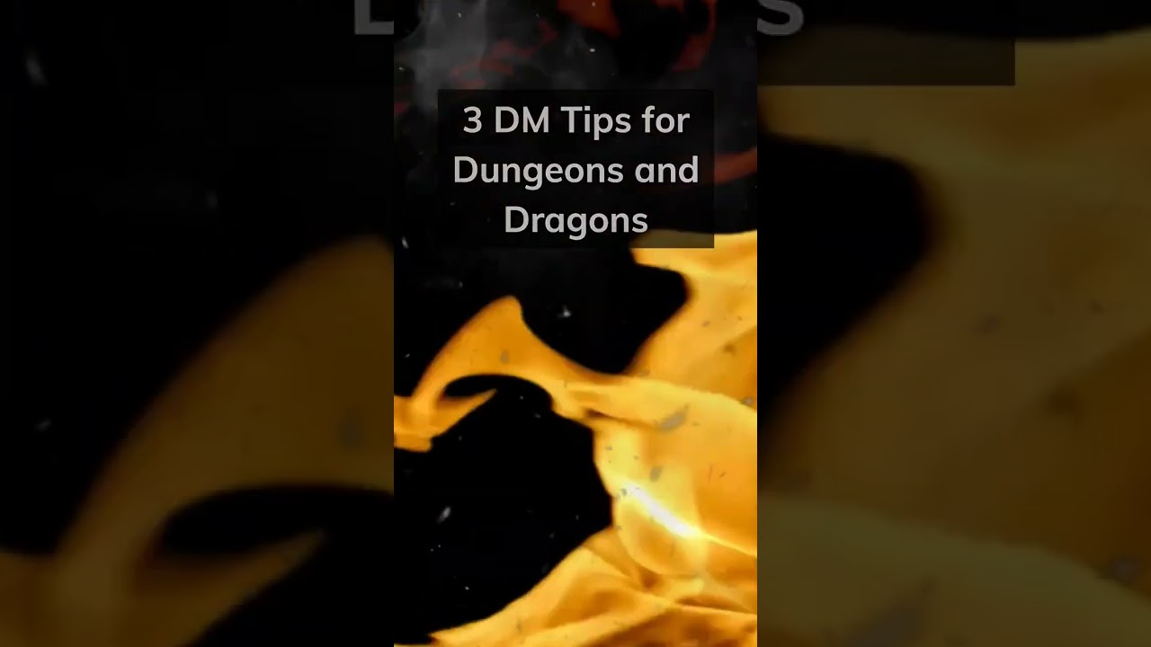 3 Quick Tips for DMing D&D. Pause and check em out! 