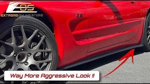 1997-04 Chevrolet Corvette C5 ZR1 Side Skirts Rocker Panels Installation EOS ft. @Addimotive